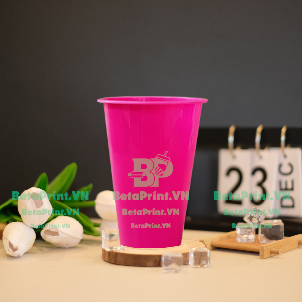 Ly PP 500 tim màu hồng - UKP