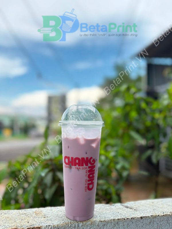 Chang Chang Coffee in ly PP tim mờ 700ml