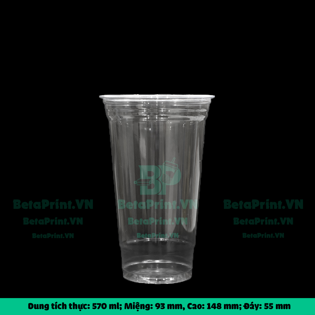 Kích thước ly PET 20oz - UKP