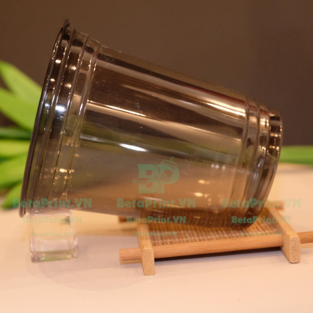 Ly nhựa PET 12-14oz ĐEN 360 ml - UKP 4