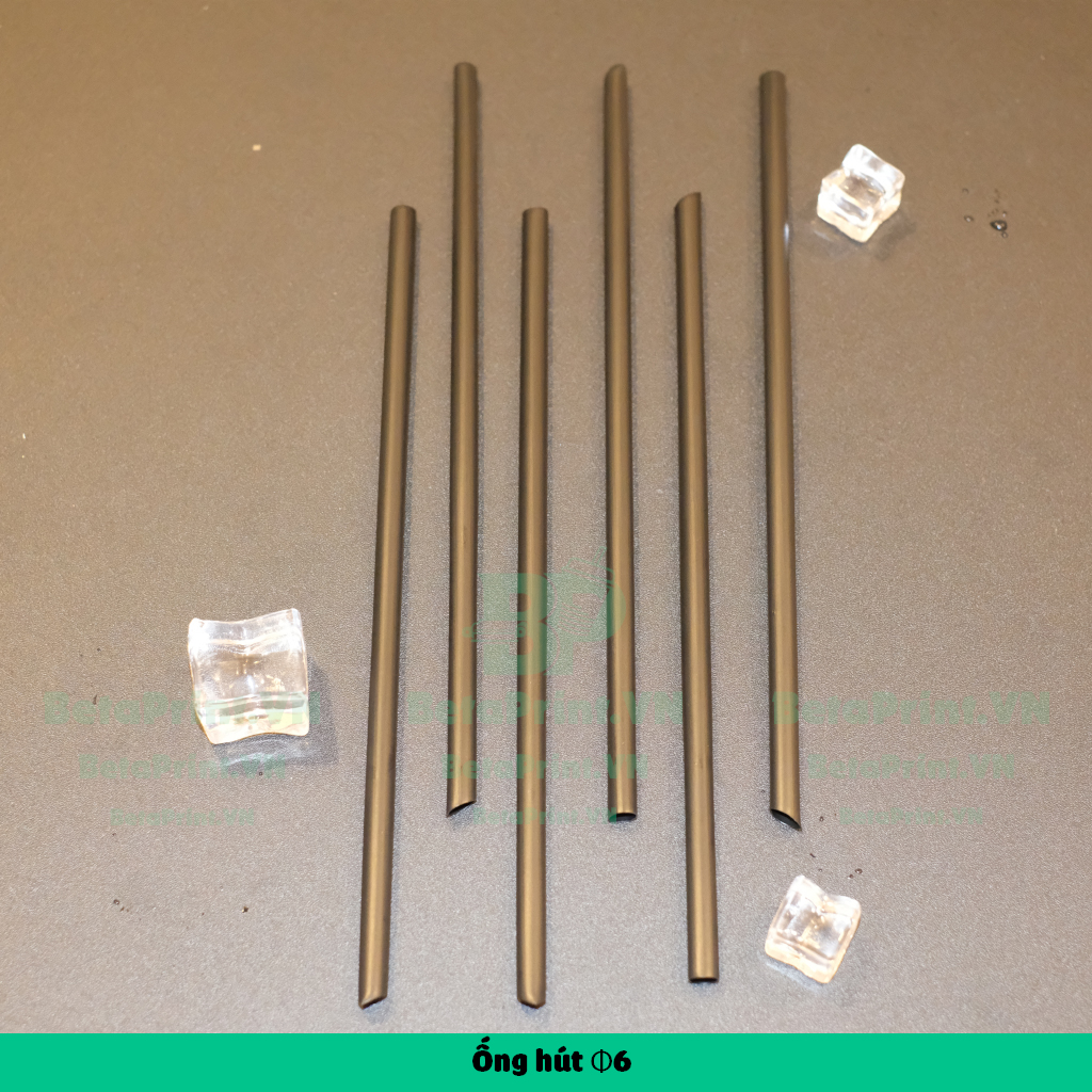 Ống hút màu đen phi 6 2