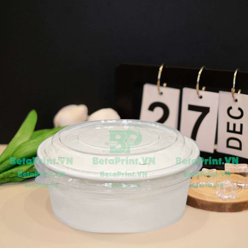 Tô giấy trắng 750 ml 2