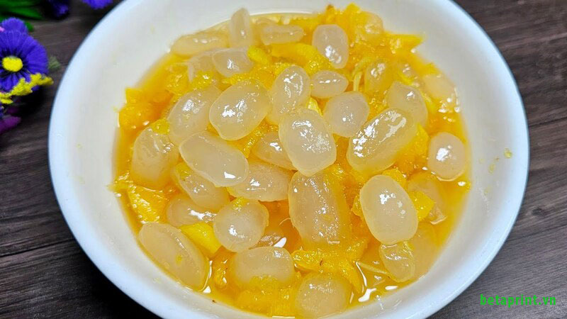 Hạt đác có thành phần dinh dưỡng cao được dùng làm nhiều món tráng miệng