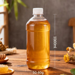 hai đựng mật ong 1 lít dày dặn (50-60g), là giải pháp bao bì cứng cáp cho mật ong, nông sản và F&B ship tỉnh